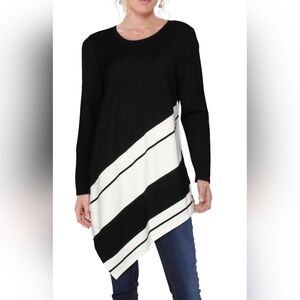 Alfani Asymmetrical Tunic Sweater